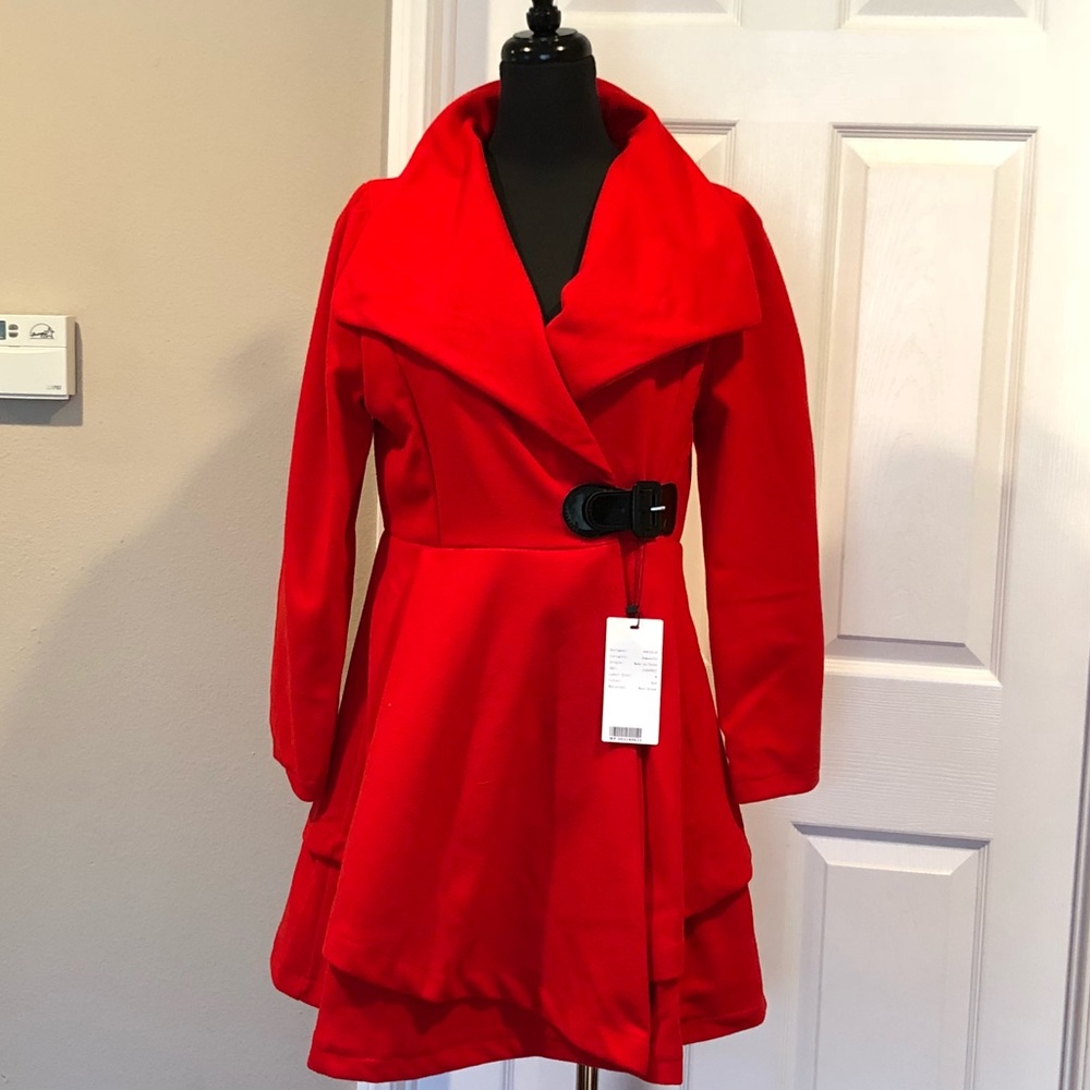 Plain Casual Wool Blend Shawl Collar Coat